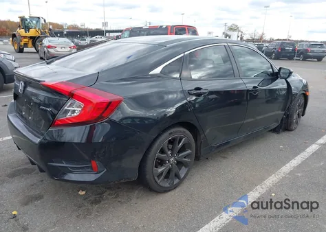 2020 Honda Civic Sport z USA, uszkodzony, nr VIN 2HGFC2F84LH595253